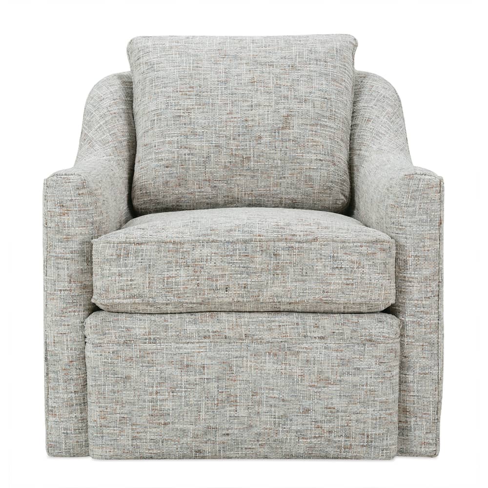 Rowe Furniture Hollins Upholstered Swivel Chair ~ Available in Swivel Glider Option and to Custom Order In All Fabrics - Image 5