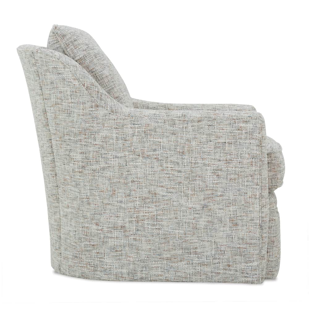 Rowe Furniture Hollins Upholstered Swivel Chair ~ Available in Swivel Glider Option and to Custom Order In All Fabrics - Image 6