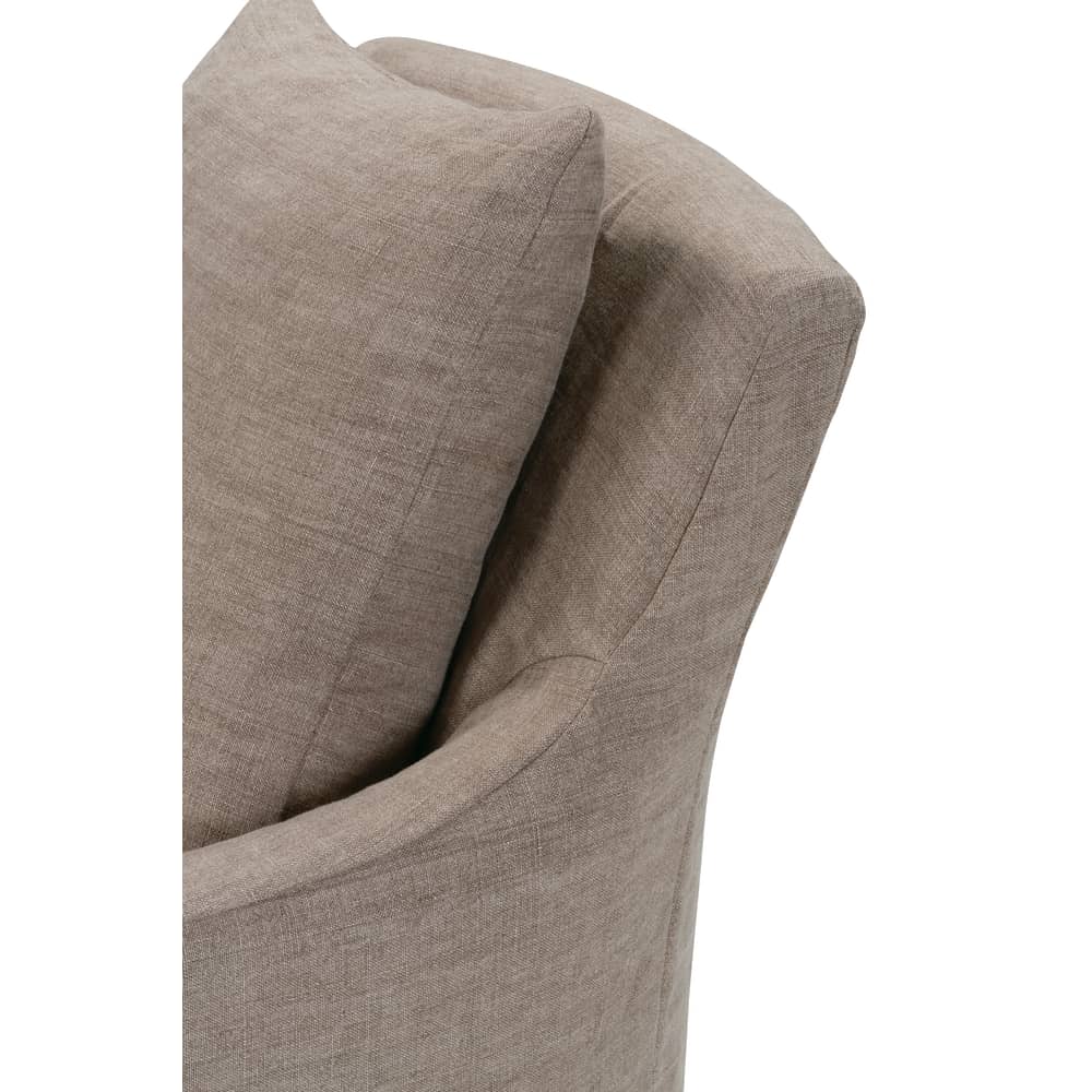 Rowe Furniture Ingrid Slipcovered Swivel Chair w/ Glider Option ~ Available To Custom Order In All Fabrics - Image 5