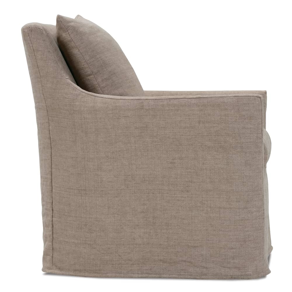 Rowe Furniture Ingrid Slipcovered Swivel Chair w/ Glider Option ~ Available To Custom Order In All Fabrics - Image 7