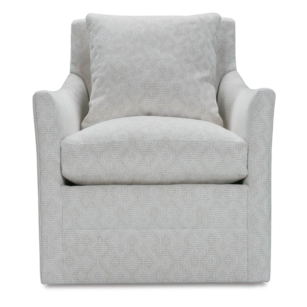 Rowe Furniture Ingrid Upholstered Swivel Chair With Glider Option ~ Available To Custom Order In All Fabrics