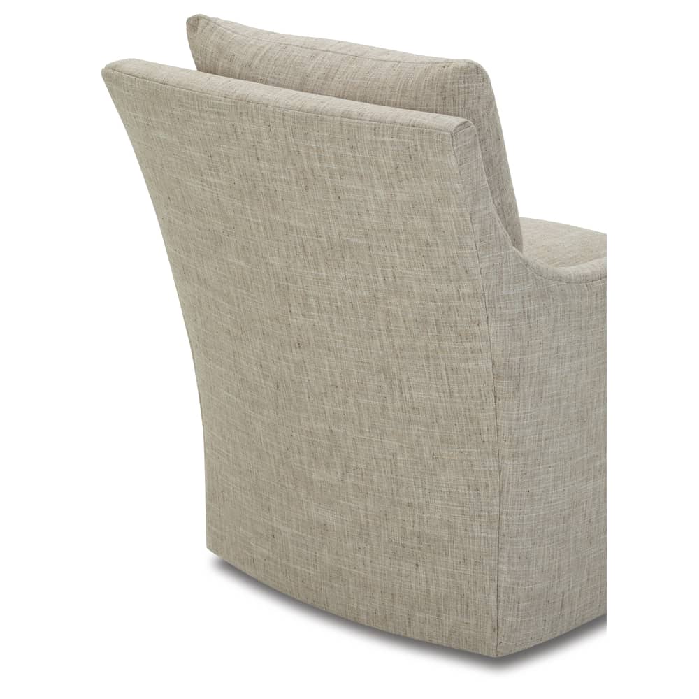Rowe Furniture Isley Upholstered Swivel Chair With Glider Option ~ Available To Custom Order In All Fabrics - Image 3