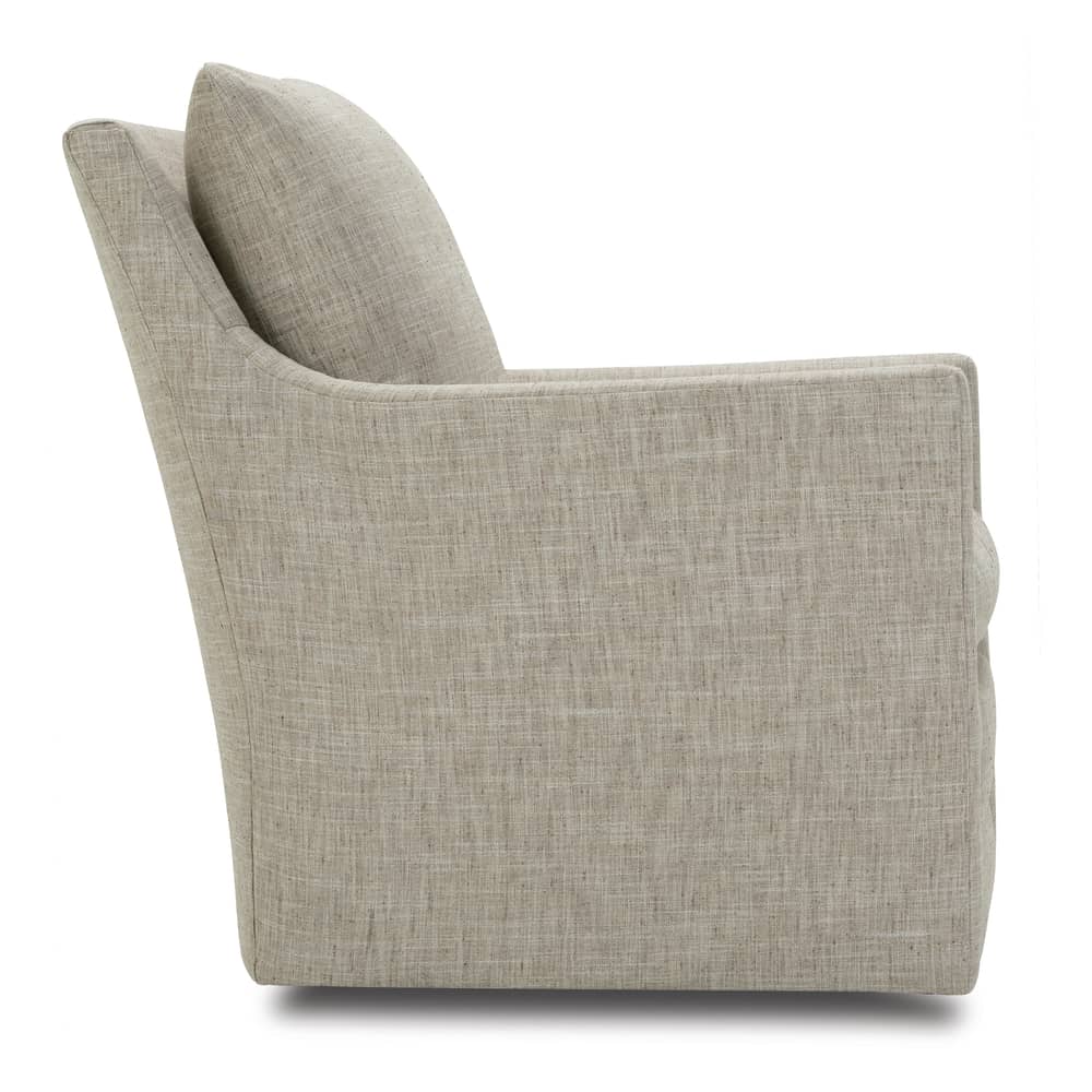 Rowe Furniture Isley Upholstered Swivel Chair With Glider Option ~ Available To Custom Order In All Fabrics - Image 5