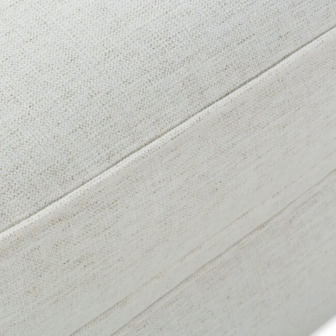 Rowe Furniture Kara Nomad Snow Performance Fabric Ottoman ~ Express Collection - Image 4