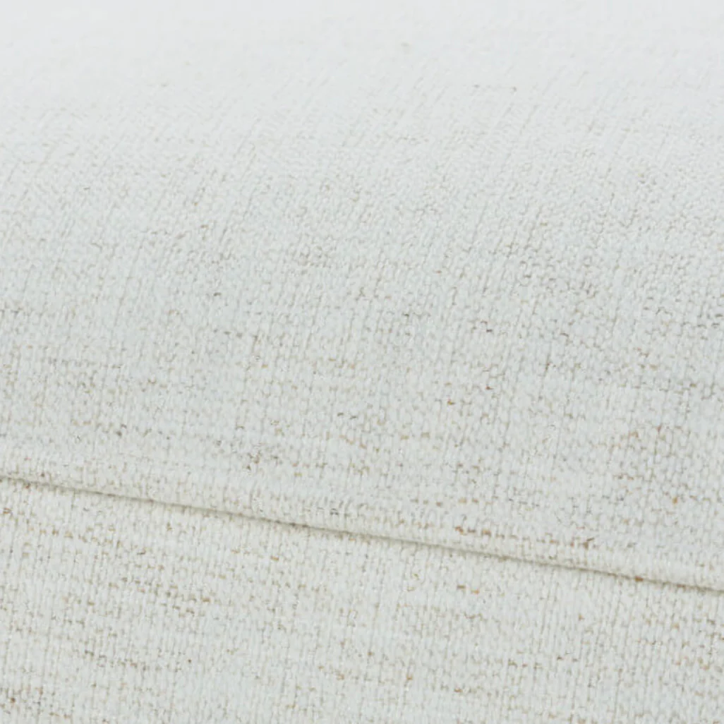 Rowe Furniture Kara Nomad Snow Performance Fabric Ottoman ~ Express Collection - Image 5