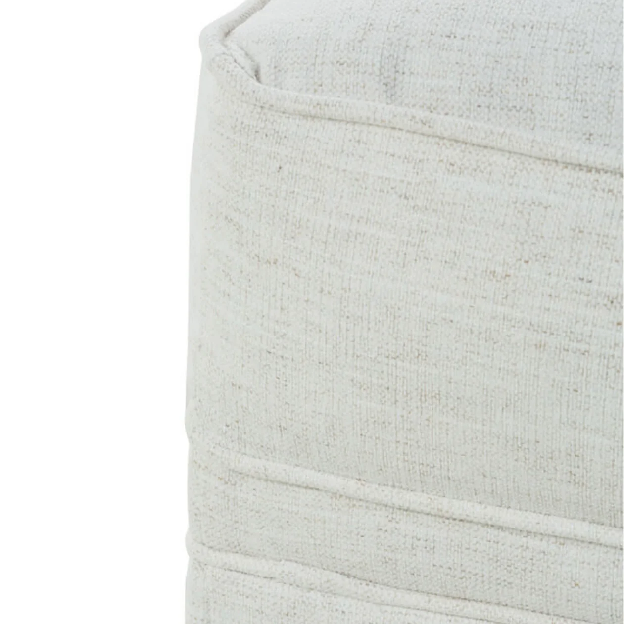 Rowe Furniture Kara Nomad Snow Performance Fabric Ottoman ~ Express Collection - Image 6