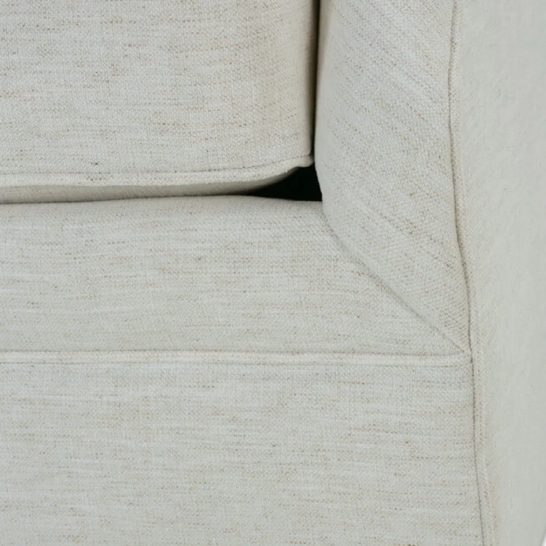 Rowe Furniture Kara Swivel Chair in Nomad Snow Fabric ~ Express Collection - Image 7