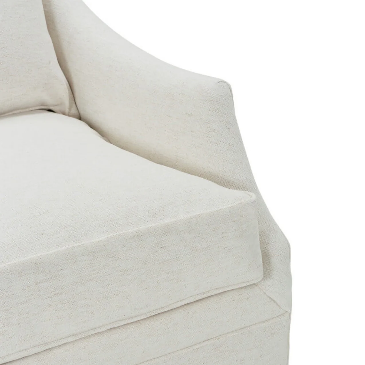 Rowe Furniture Kara Swivel Glider Chair in Crypton Nomad Snow ~ Express Collection - Image 6