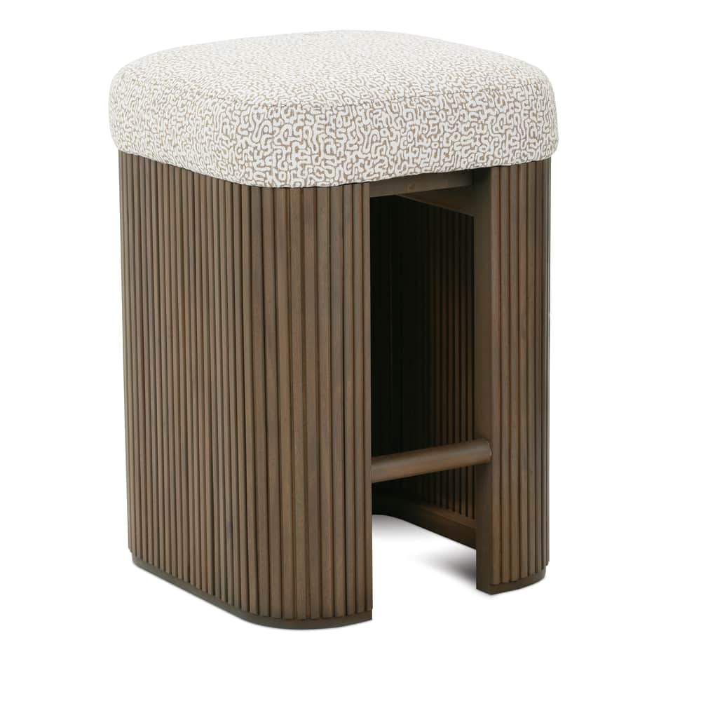 Rowe Furniture Kindred Barstool ~ Sesame or Godiva Finish ~ Available To Custom Order In All Fabrics - Image 11