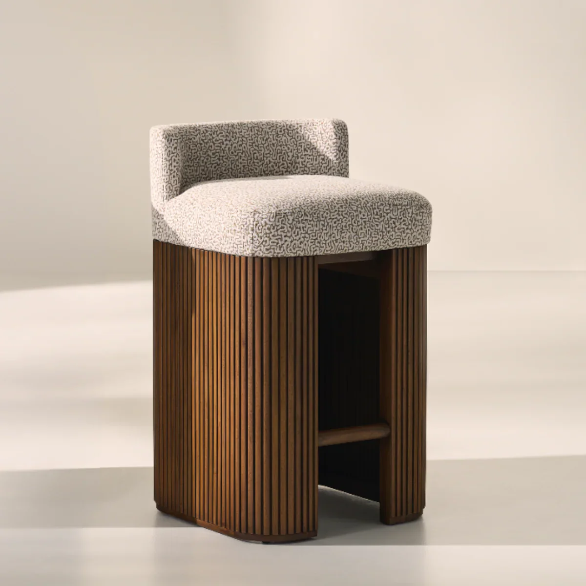 Rowe Furniture Kindred Counter Stool ~ Sesame or Godiva Finish ~ Available To Custom Order In All Fabrics - Image 6