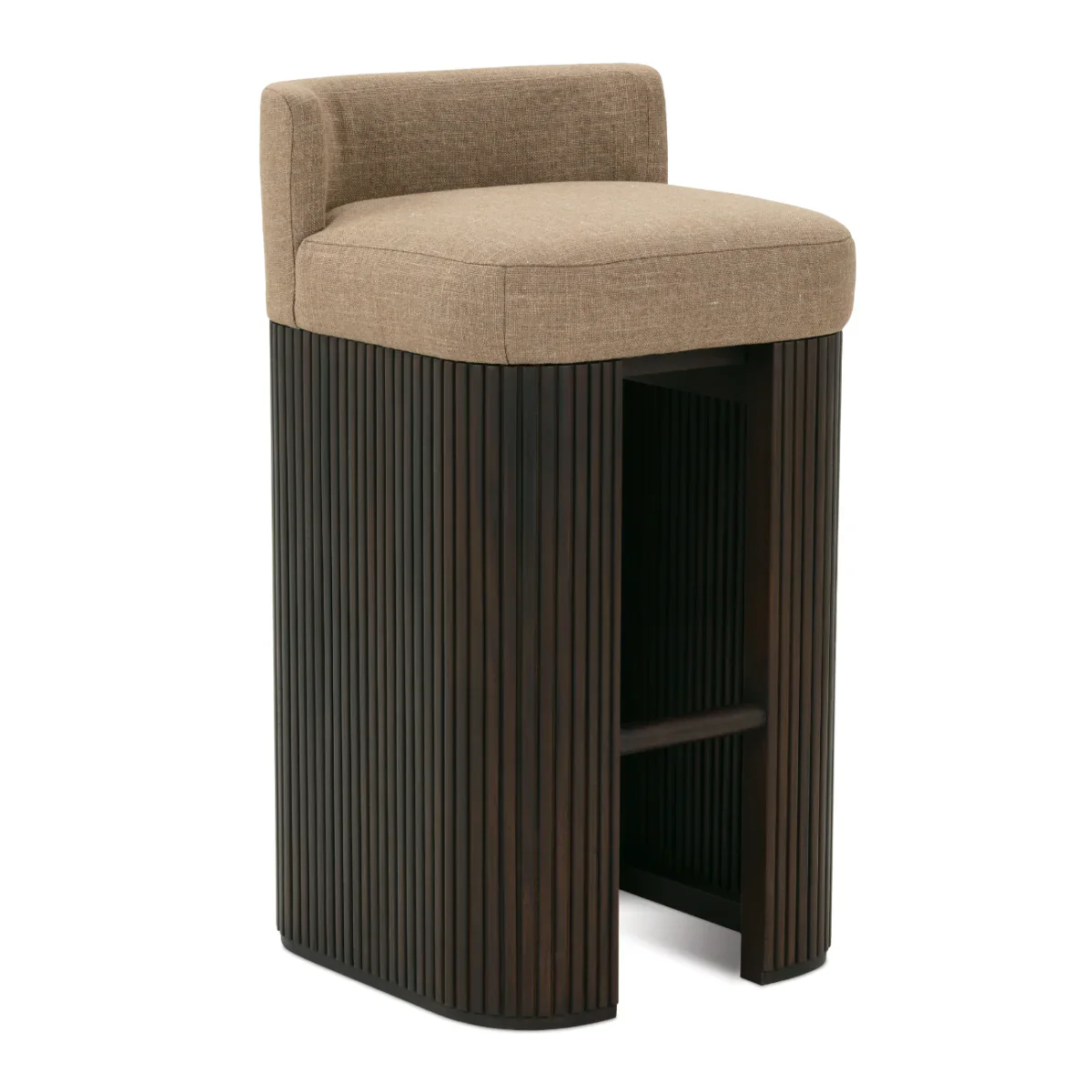 Rowe Furniture Kindred Counter Stool ~ Sesame or Godiva Finish ~ Available To Custom Order In All Fabrics - Image 7