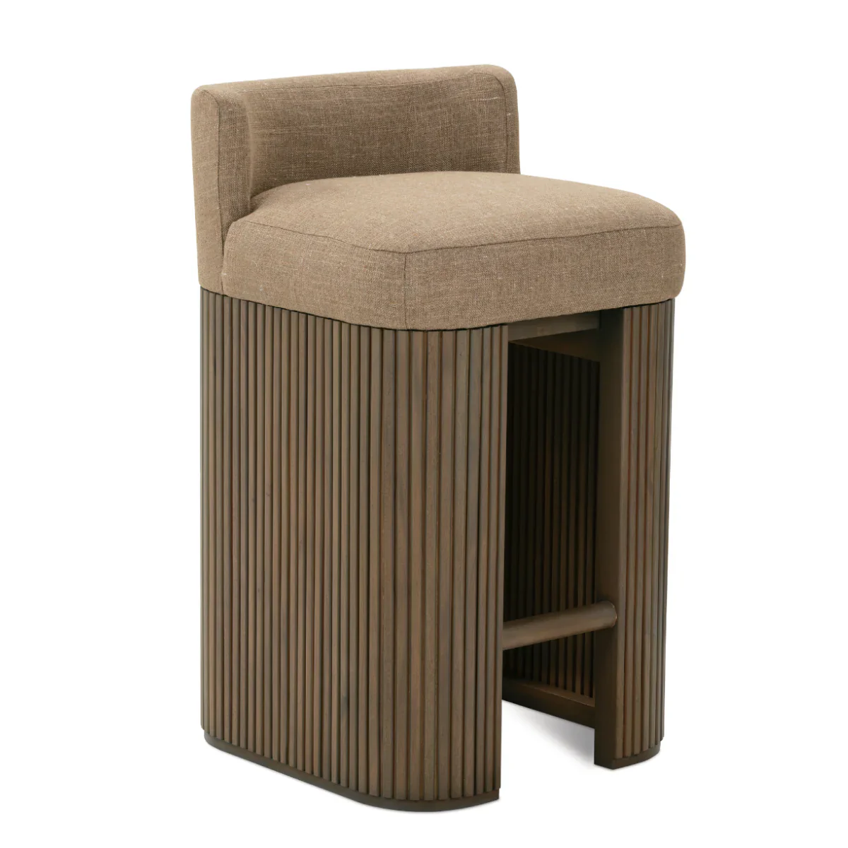 Rowe Furniture Kindred Counter Stool ~ Sesame or Godiva Finish ~ Available To Custom Order In All Fabrics - Image 9