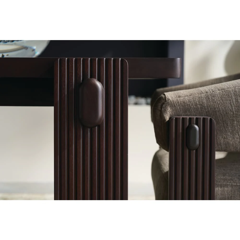 Rowe Furniture Kindred Dining Chair ~ Sesame or Godiva Finish ~ Available To Custom Order In All Fabrics - Image 6