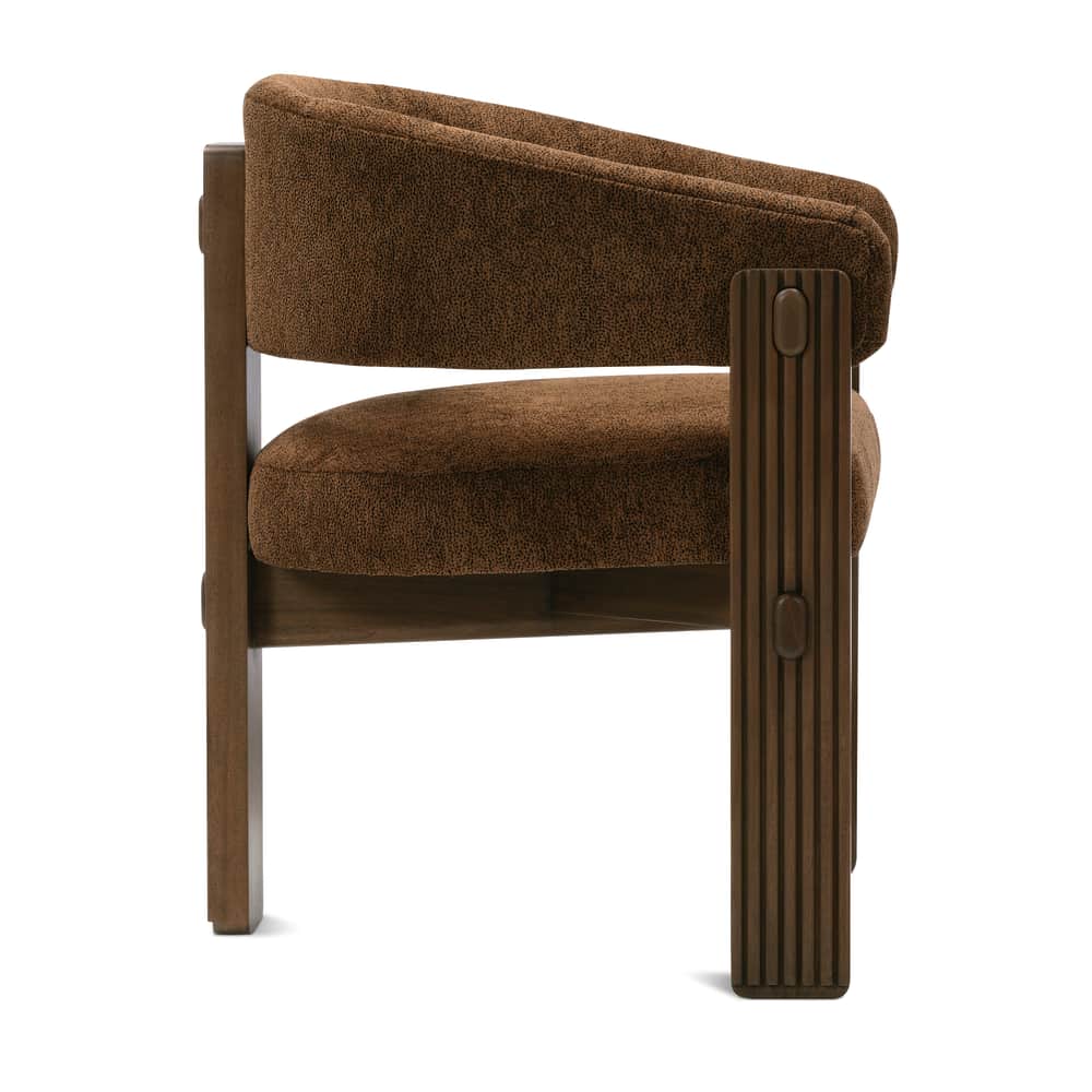Rowe Furniture Kindred Dining Chair ~ Sesame or Godiva Finish ~ Available To Custom Order In All Fabrics - Image 9