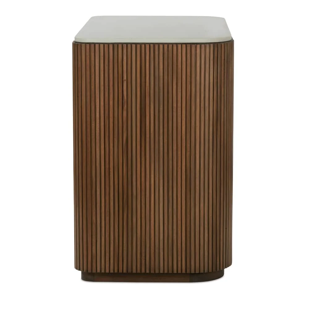 Rowe Furniture Kindred Fluted Wood Cabinet ~ Sesame Finish - Image 7