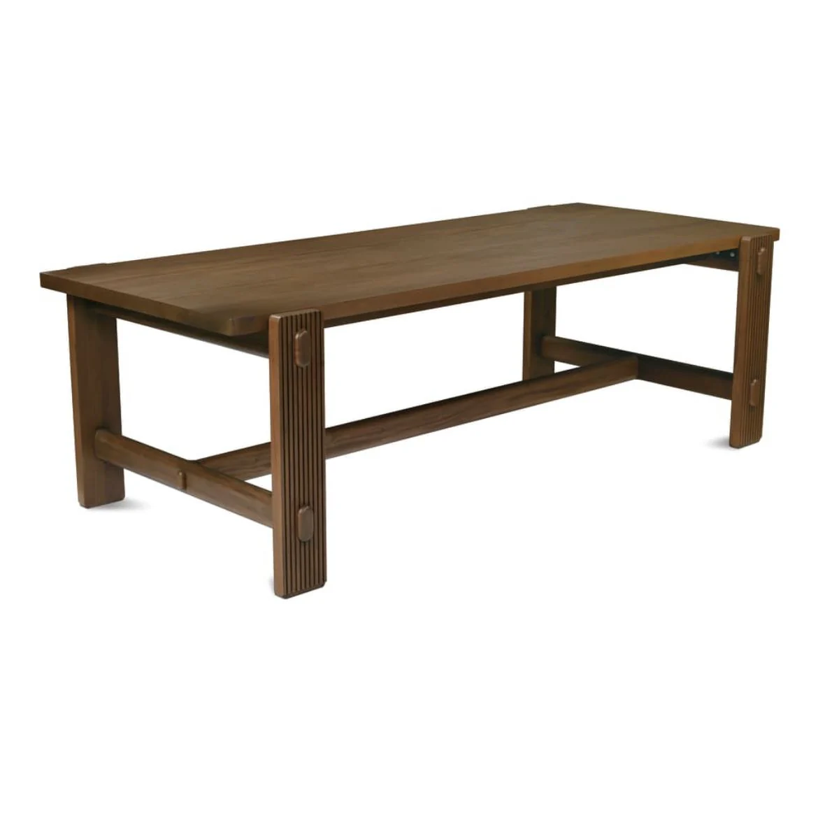 Rowe Furniture Kindred Rectangle Wood Dining Table ~ Mahogany Top Sesame Finish - Image 2