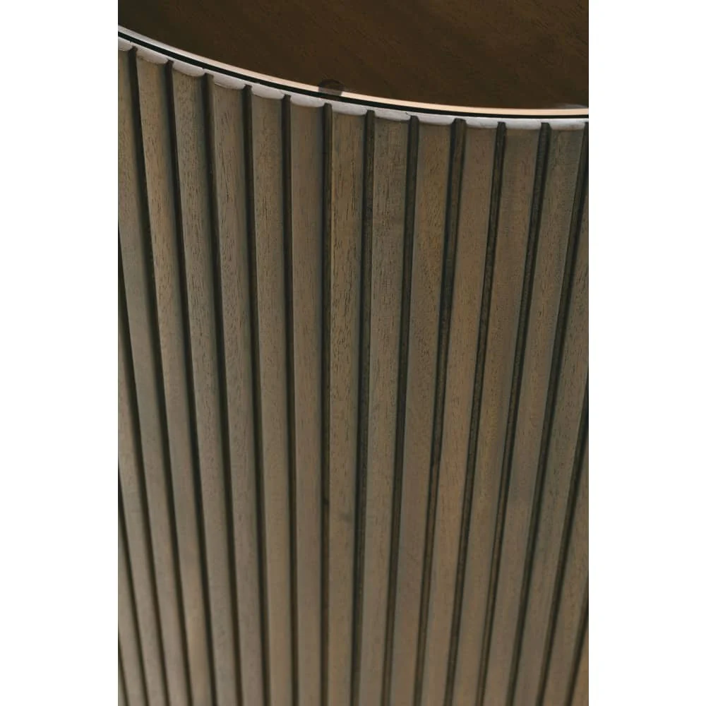 Rowe Furniture Kindred Round End Table ~ Godiva Finish - Image 3