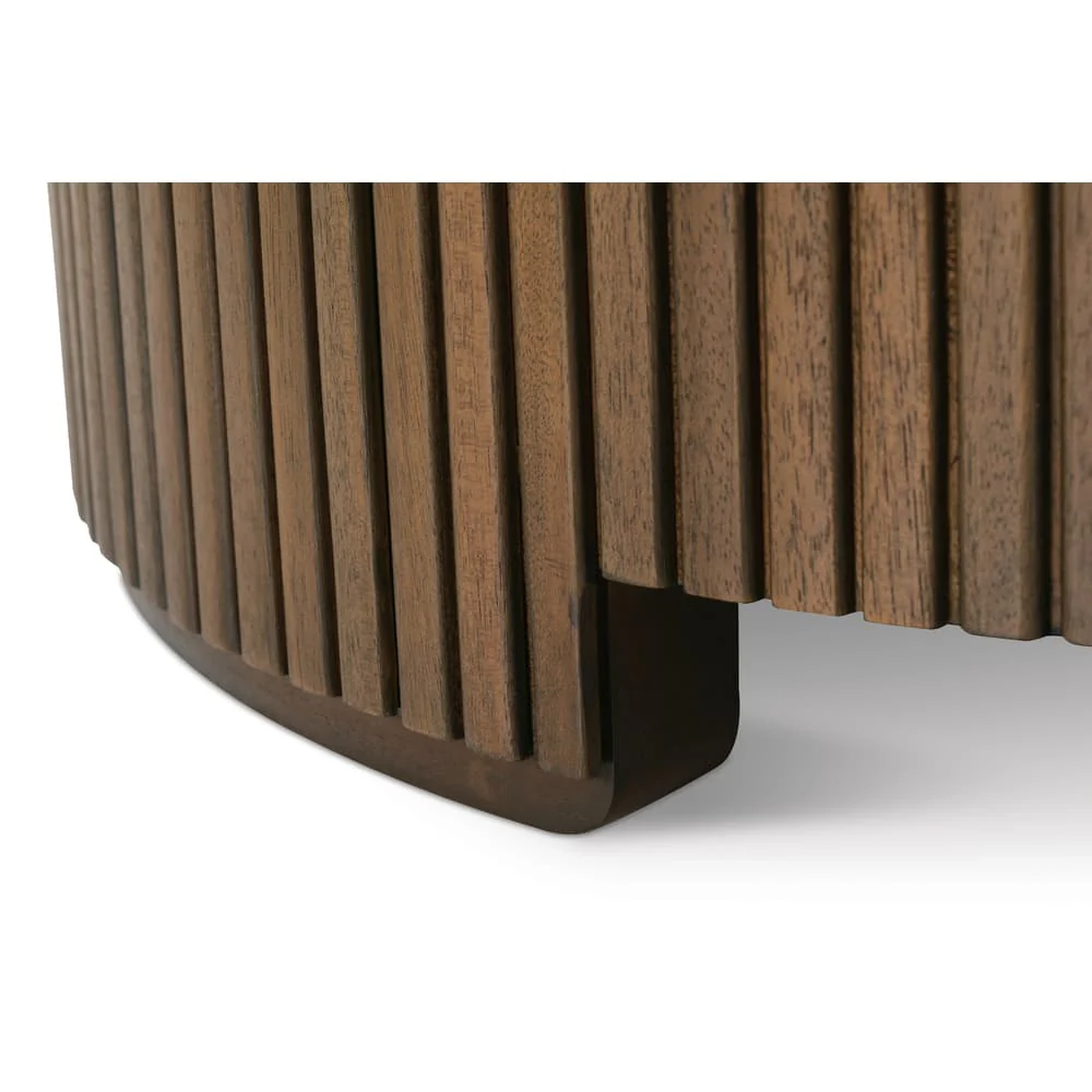 Rowe Furniture Kindred Round End Table ~ Sesame Finish - Image 3