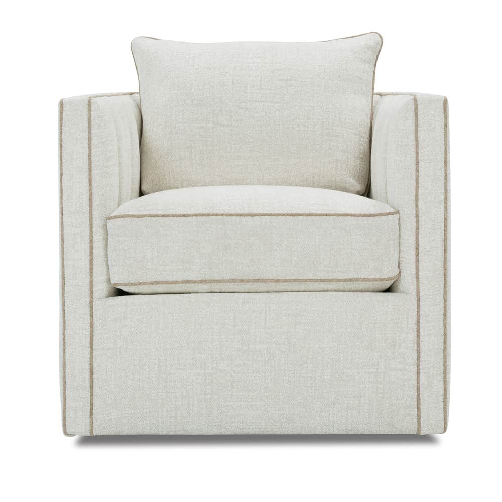 Rowe Furniture Kitt Upholstered Swivel Chair ~ Available To Custom Order In All Fabrics - Image 2