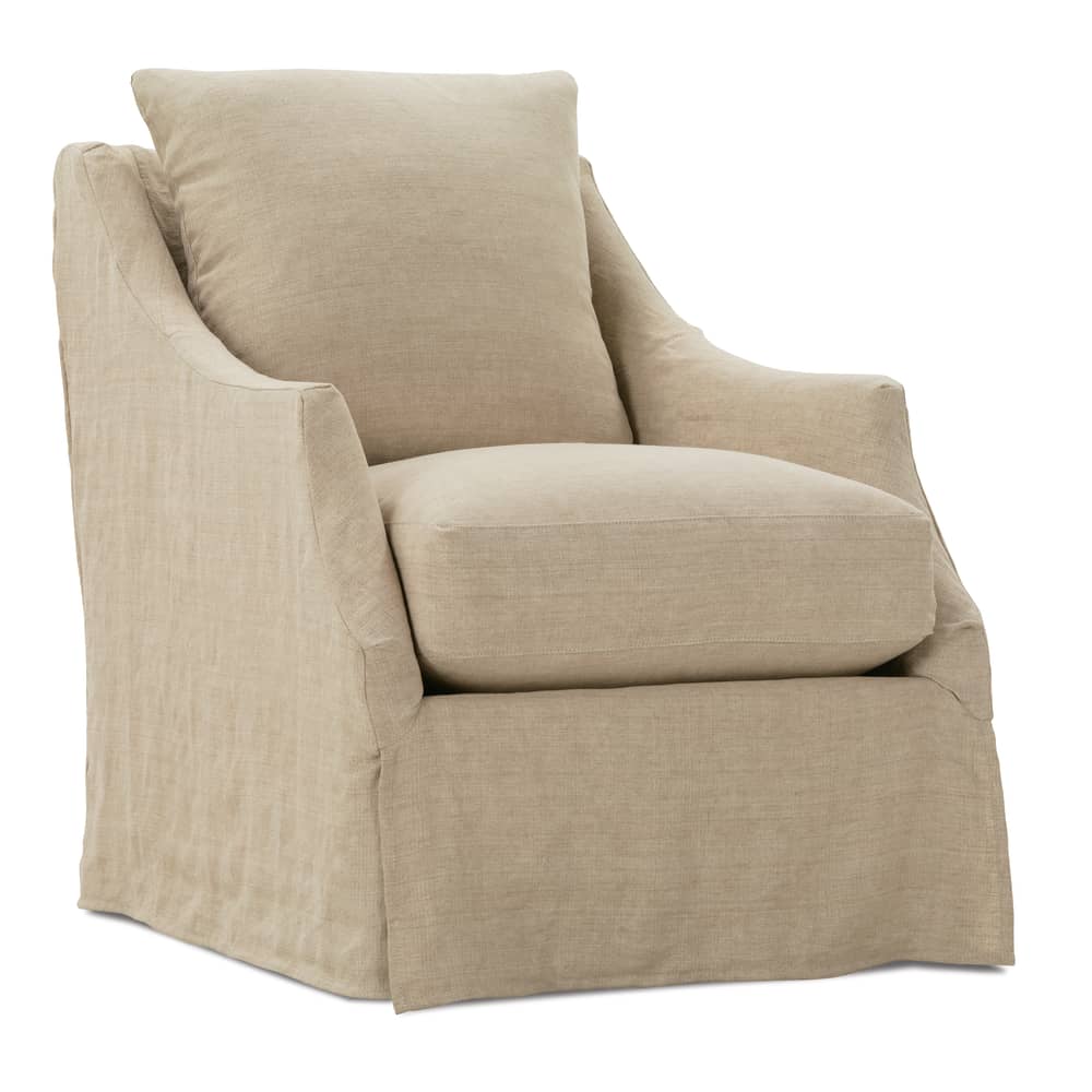 Rowe Furniture Kori Slipcovered Swivel Chair ~ Available In Swivel Glider and To Custom Order In All Fabrics
