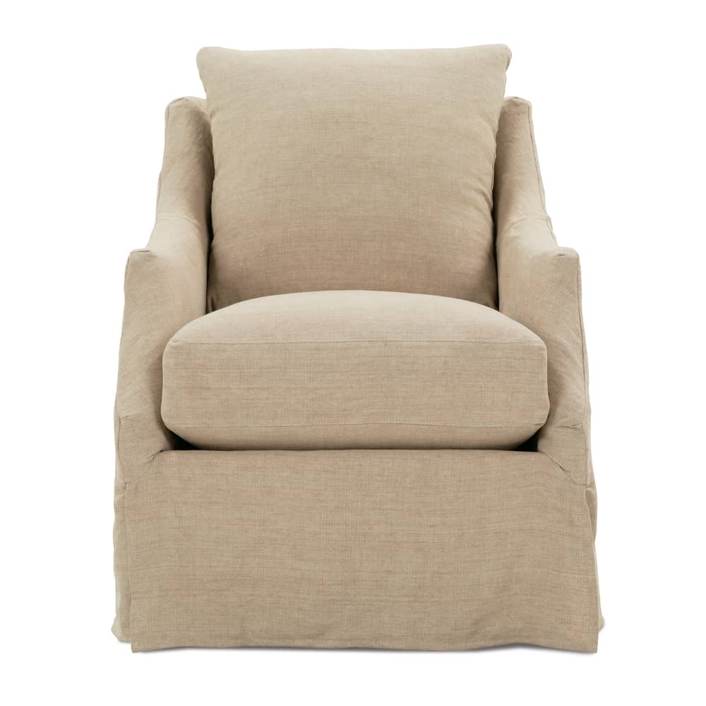Rowe Furniture Kori Slipcovered Swivel Chair ~ Available In Swivel Glider and To Custom Order In All Fabrics - Image 2