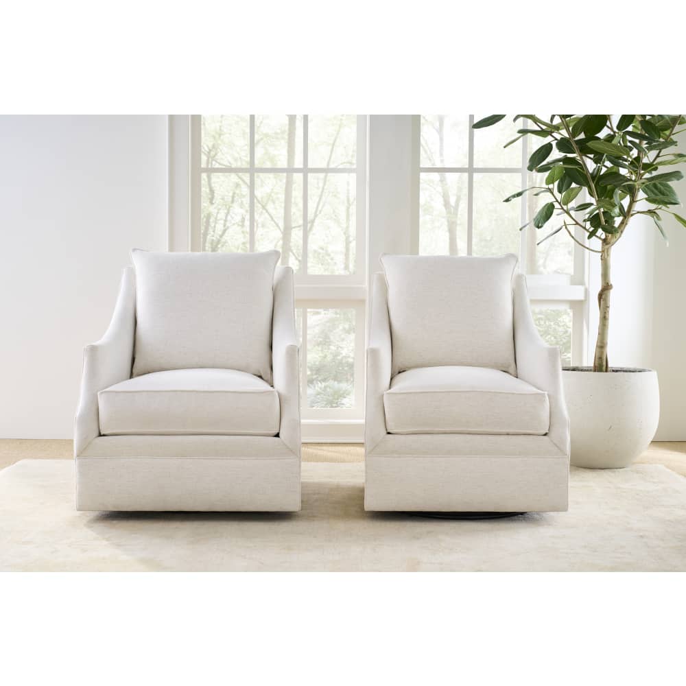 Rowe Furniture Kori Upholstered Swivel Chair ~ Available In Swivel Glider and to Custom Order In All Fabrics - Image 2