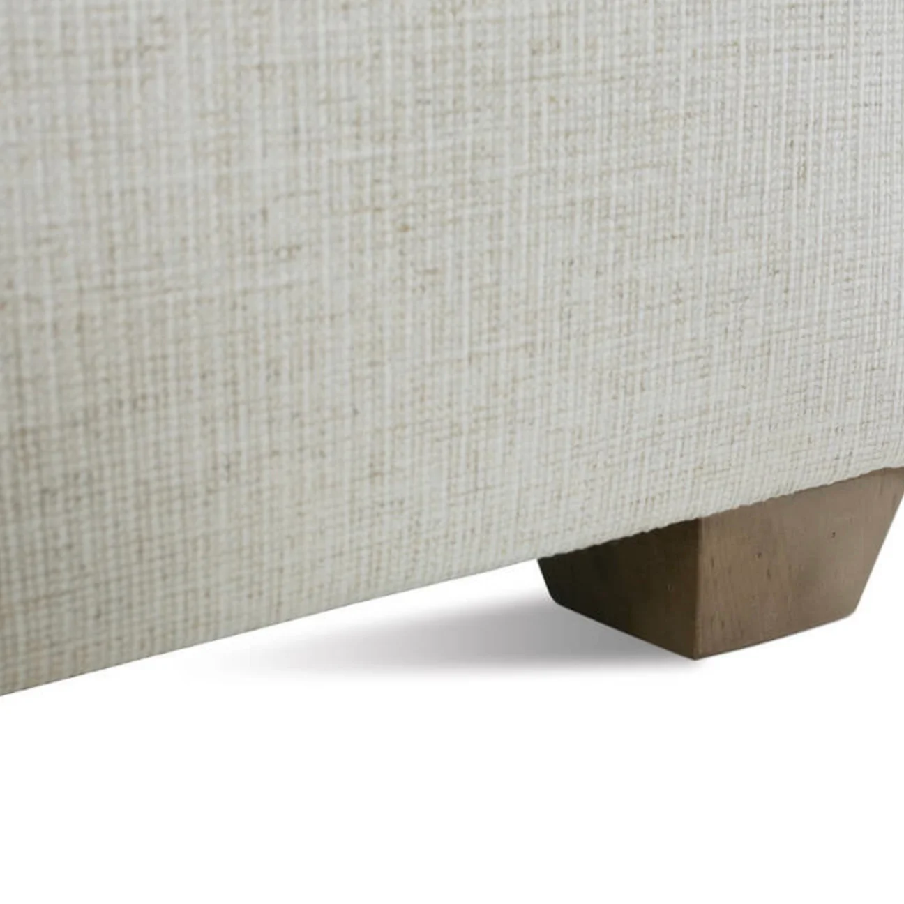 Rowe Furniture Lilah Bone White Plush Chenille Performance Fabric 106” x 110" Sectional ~ Express Collection - Image 12