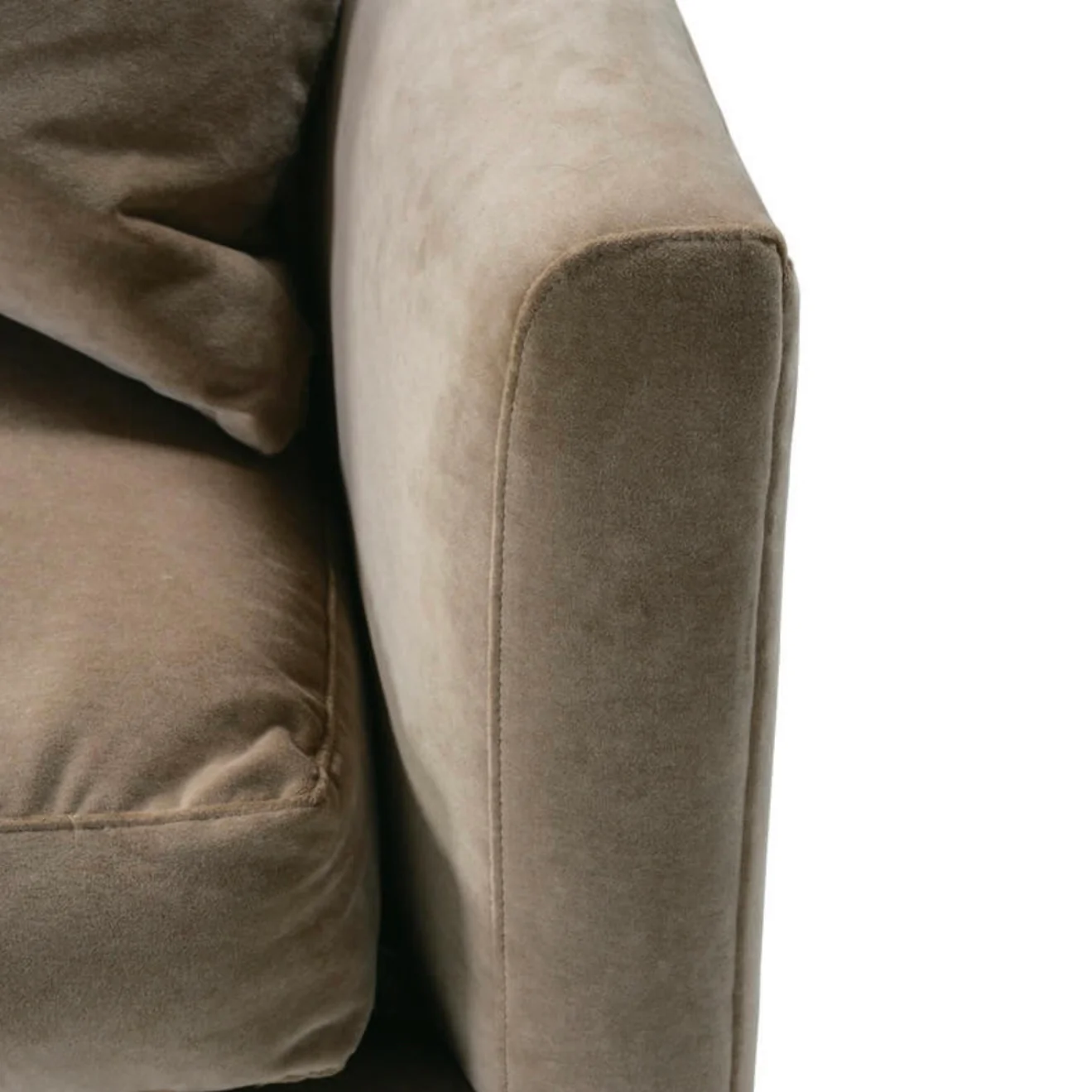 Rowe Furniture Lilah Fawn Brushed Velvet 89” Sofa ~ Express Collection - Image 11