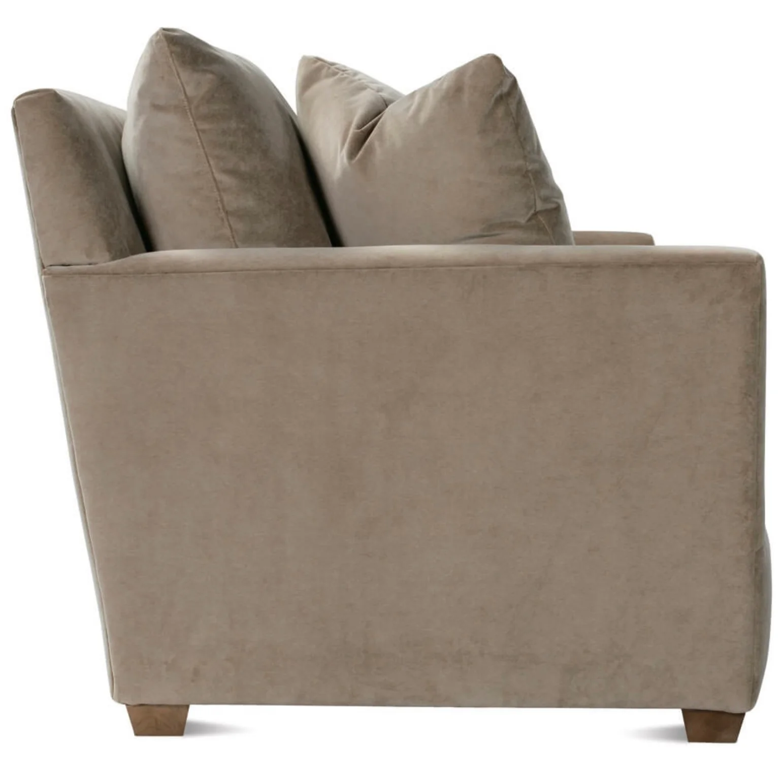 Rowe Furniture Lilah Fawn Brushed Velvet 89” Sofa ~ Express Collection - Image 3