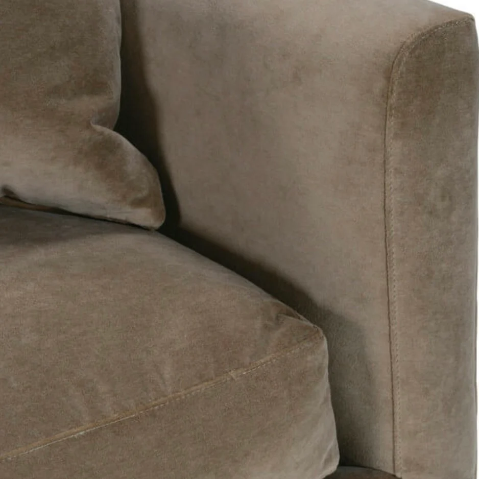 Rowe Furniture Lilah Fawn Brushed Velvet 89” Sofa ~ Express Collection - Image 8