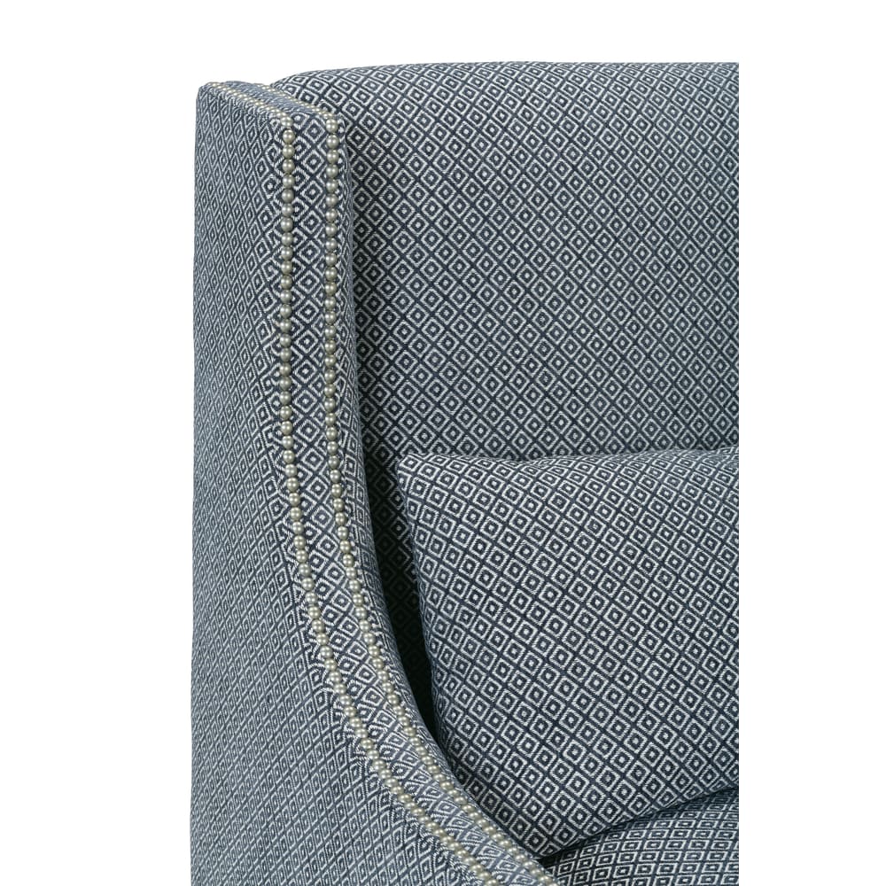 Rowe Furniture Lindsay Swivel Chair with Nail Head Trim ~ Available To Custom Order in All Fabrics - Image 10