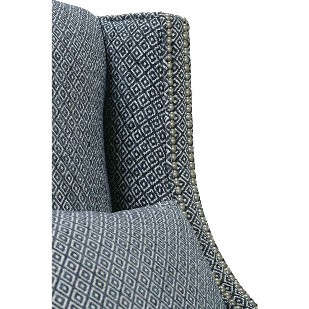 Rowe Furniture Lindsay Swivel Chair with Nail Head Trim ~ Available To Custom Order in All Fabrics - Image 5