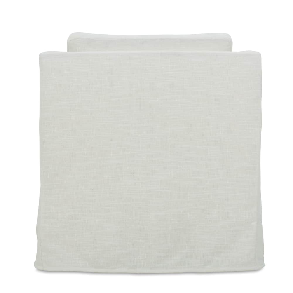 Rowe Furniture Madeline Slipcovered Swivel Chair in Bone White ~ IN STOCK 1 AVAILABLE FOR EXPRESS SHIPPING - Image 4