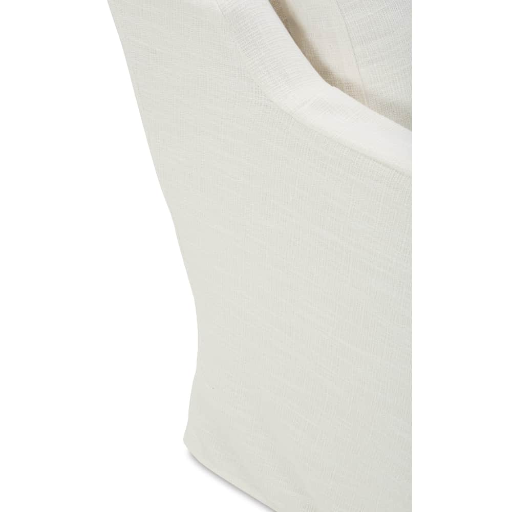 Rowe Furniture Madeline Slipcovered Swivel Chair in Bone White ~ IN STOCK 1 AVAILABLE FOR EXPRESS SHIPPING - Image 7
