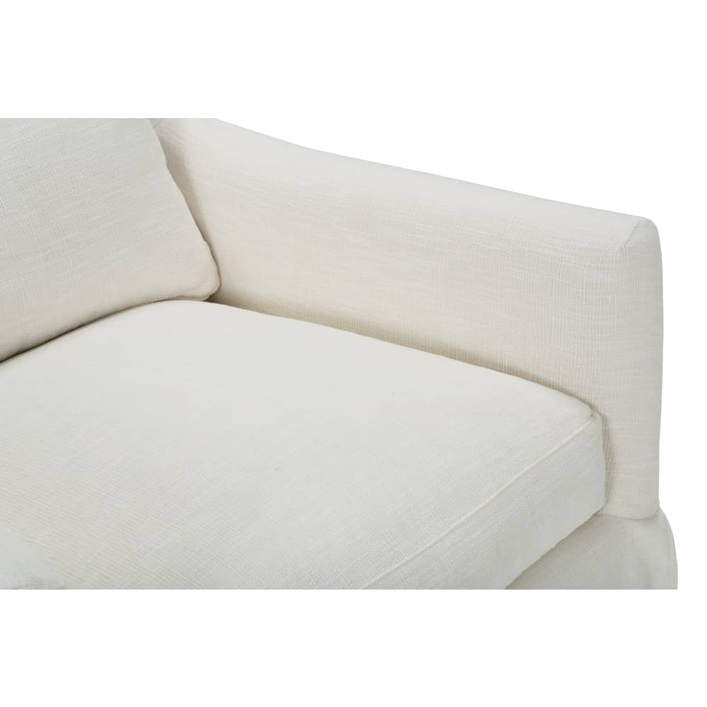 Rowe Furniture Madeline Slipcovered Swivel Chair in Bone White ~ IN STOCK 1 AVAILABLE FOR EXPRESS SHIPPING - Image 9