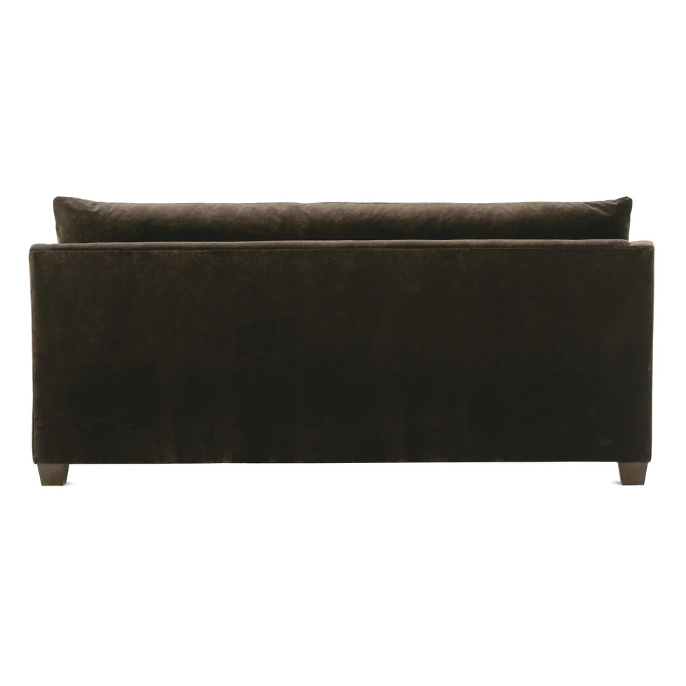 Rowe Furniture Moreau Brown Velvet 85” Sofa ~ Express Collection - Image 11