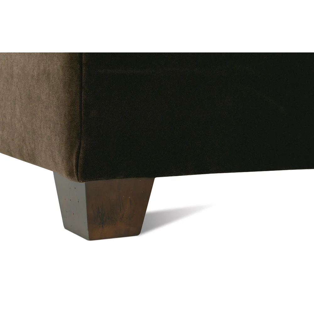 Rowe Furniture Moreau Brown Velvet 85” Sofa ~ Express Collection - Image 9