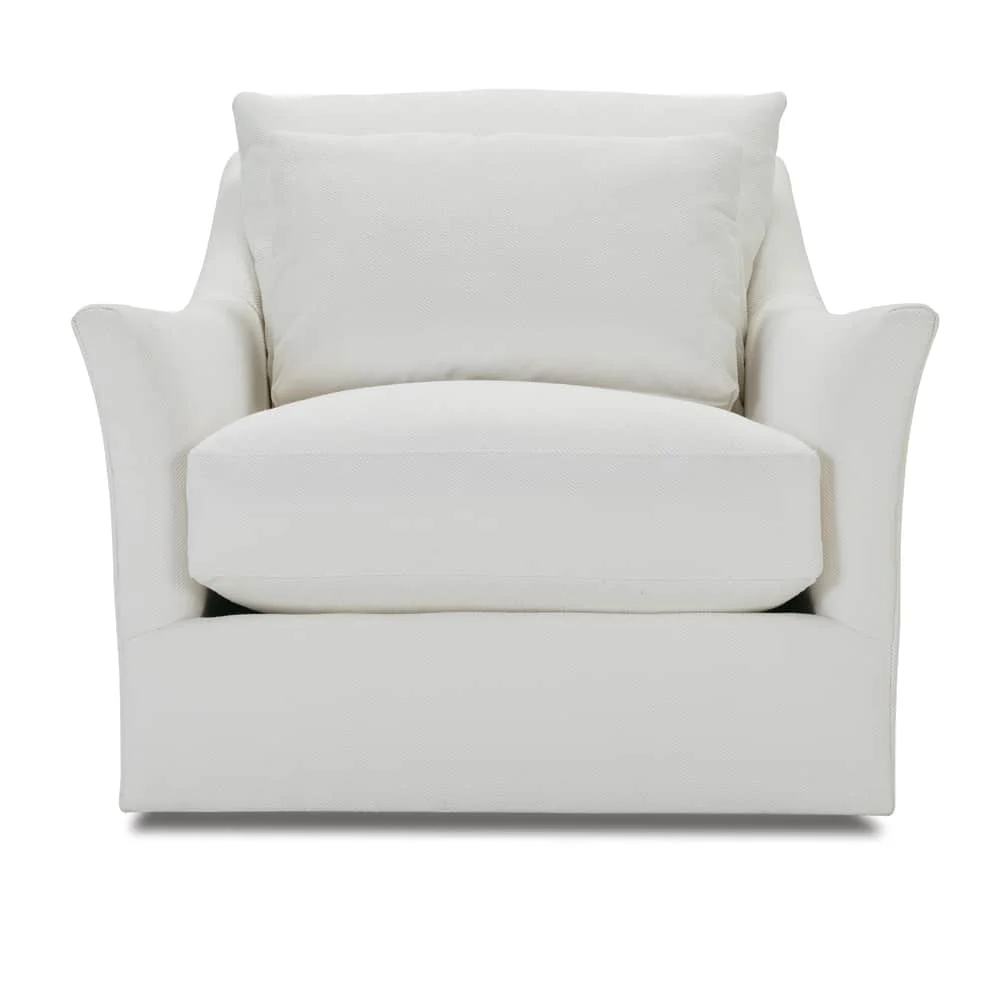 Rowe Furniture Moreau Upholstered Swivel Chair ~ Available To Custom Order In All Fabrics