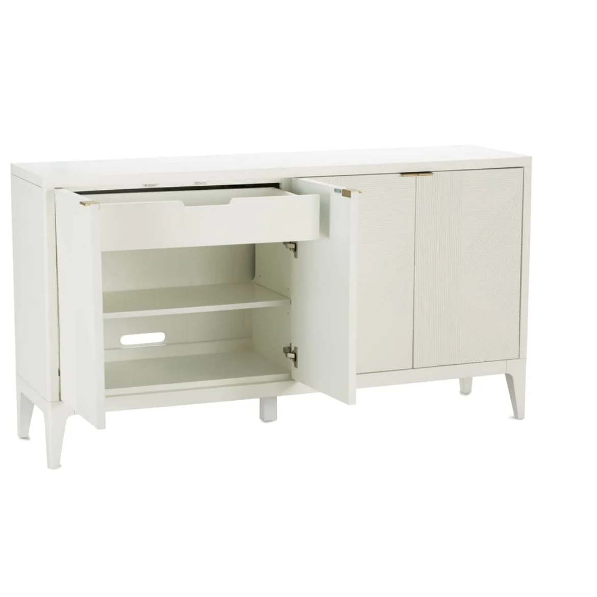 Rowe Furniture Nicco Cloud Finish White Credenza Buffet - Image 10