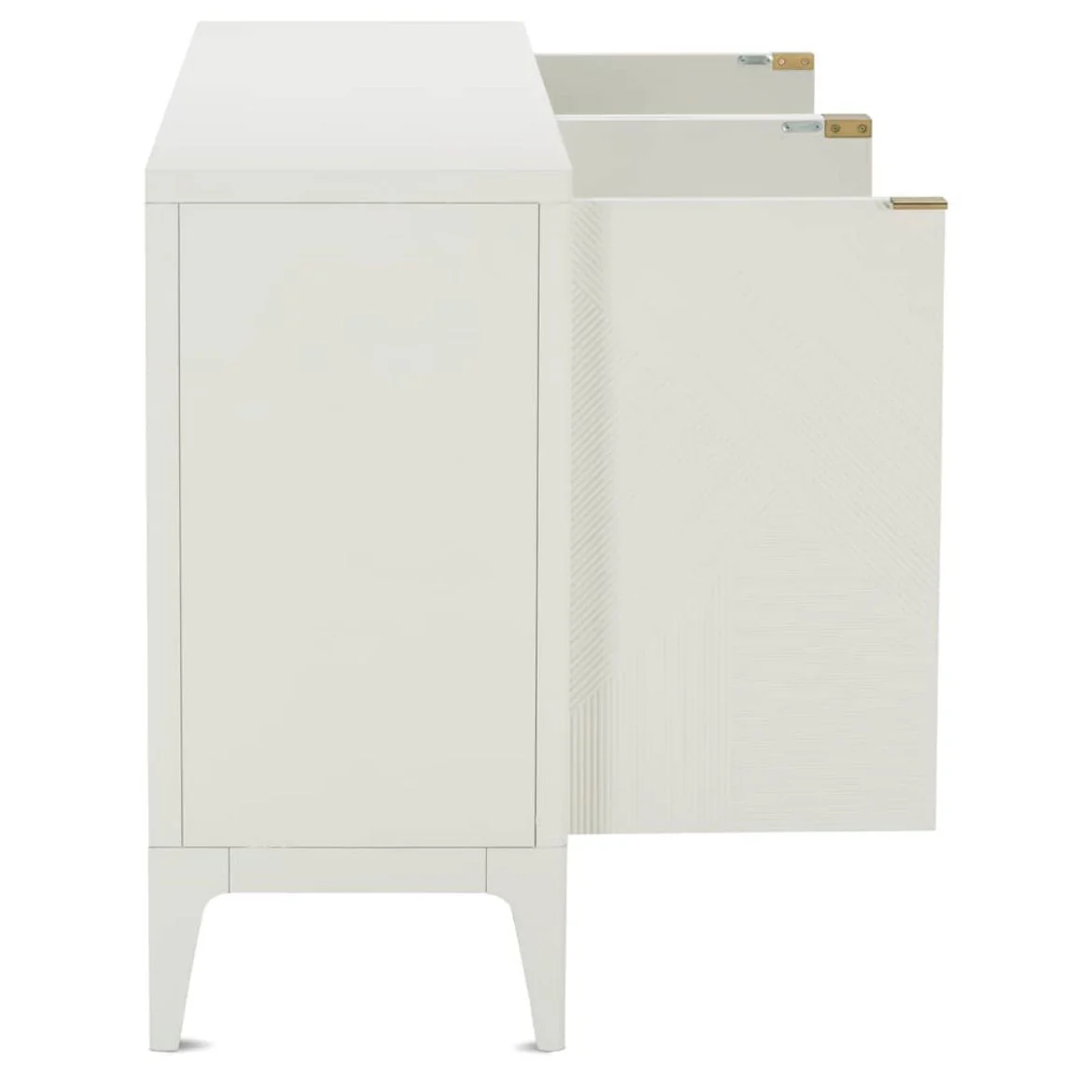 Rowe Furniture Nicco Cloud Finish White Credenza Buffet - Image 12