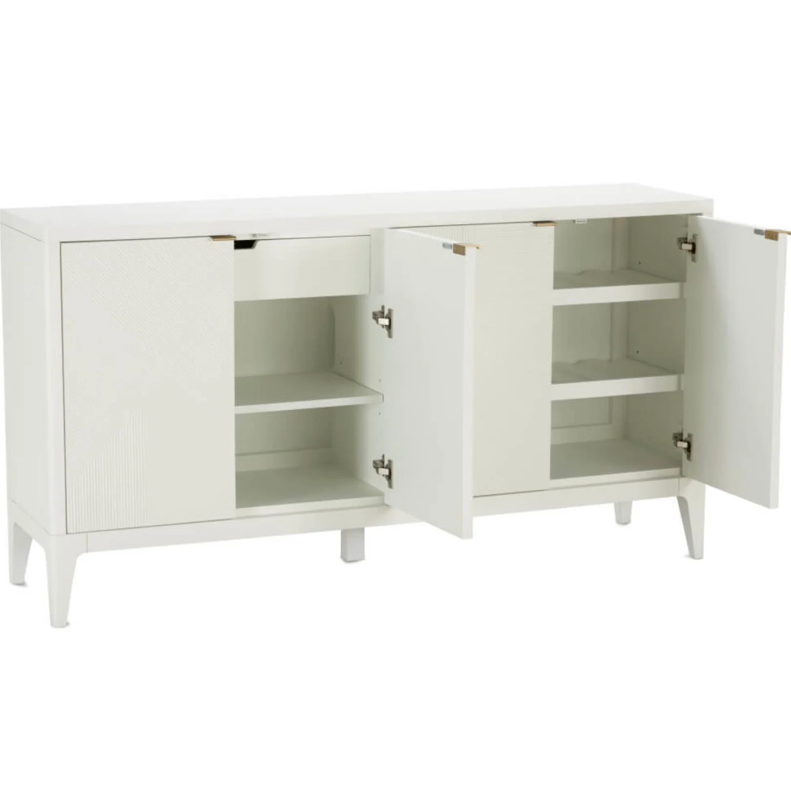 Rowe Furniture Nicco Cloud Finish White Credenza Buffet - Image 3
