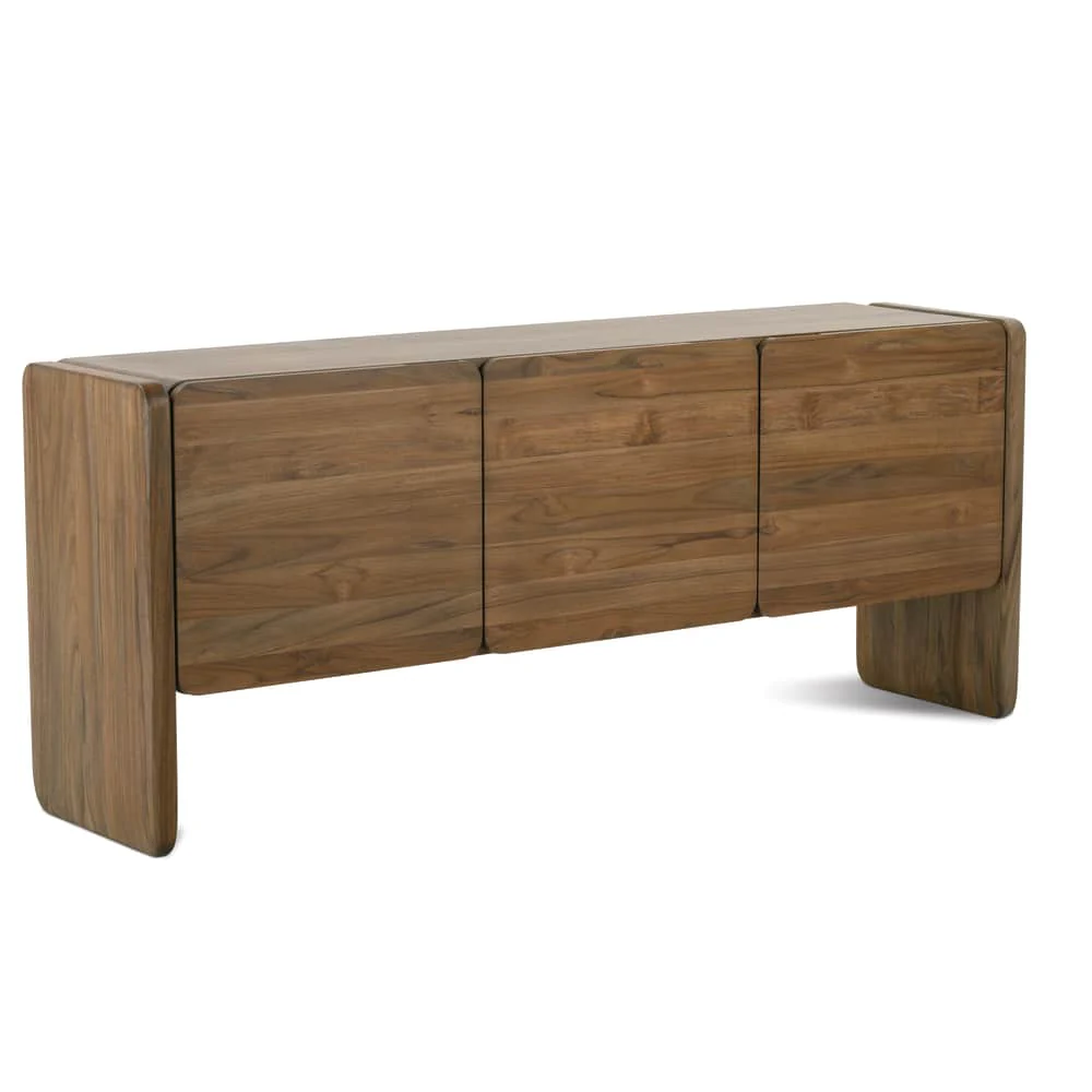 Rowe Furniture Nova Teak Wood Credenza - Image 5