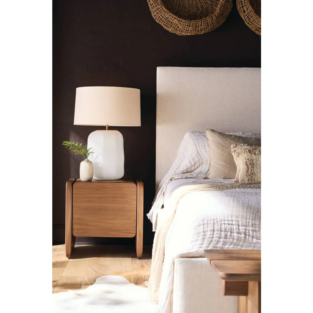 Rowe Furniture Nova Teak Wood End Table