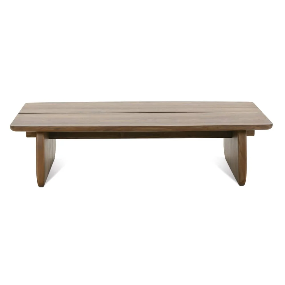 Rowe Furniture Nova Teak Rectangle Coffee Table - Image 2