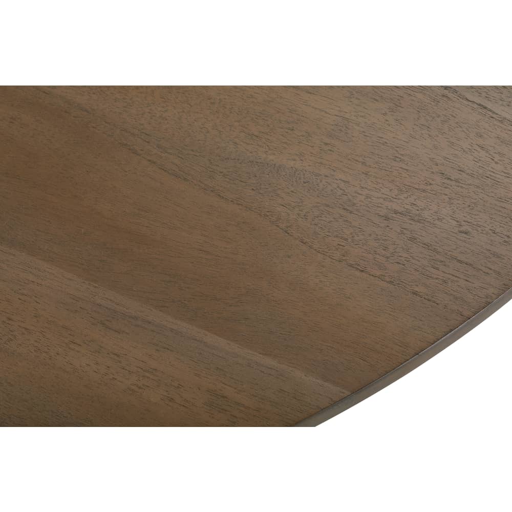 Rowe Furniture Nova Round Teak Wood Coffee Table - Image 3