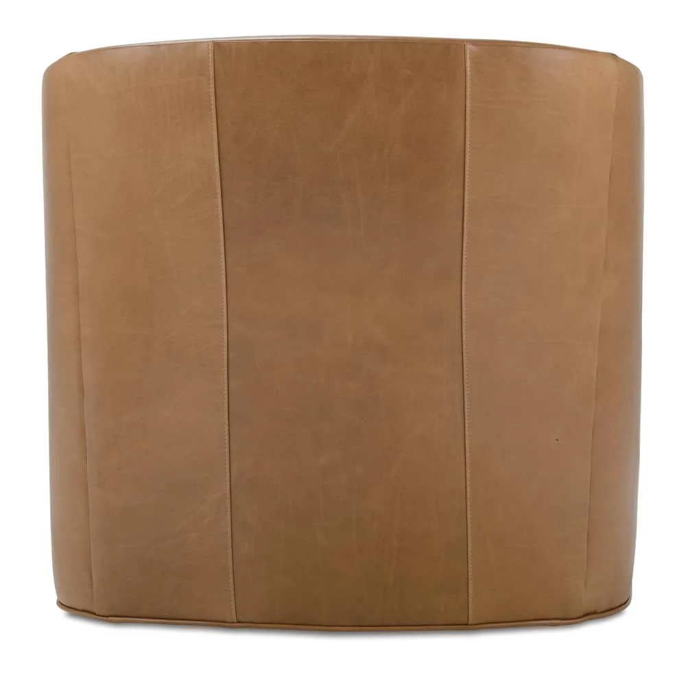Rowe Furniture Pate Leather Swivel Chair ~ Available To Custom Order In All Leathers - Image 3