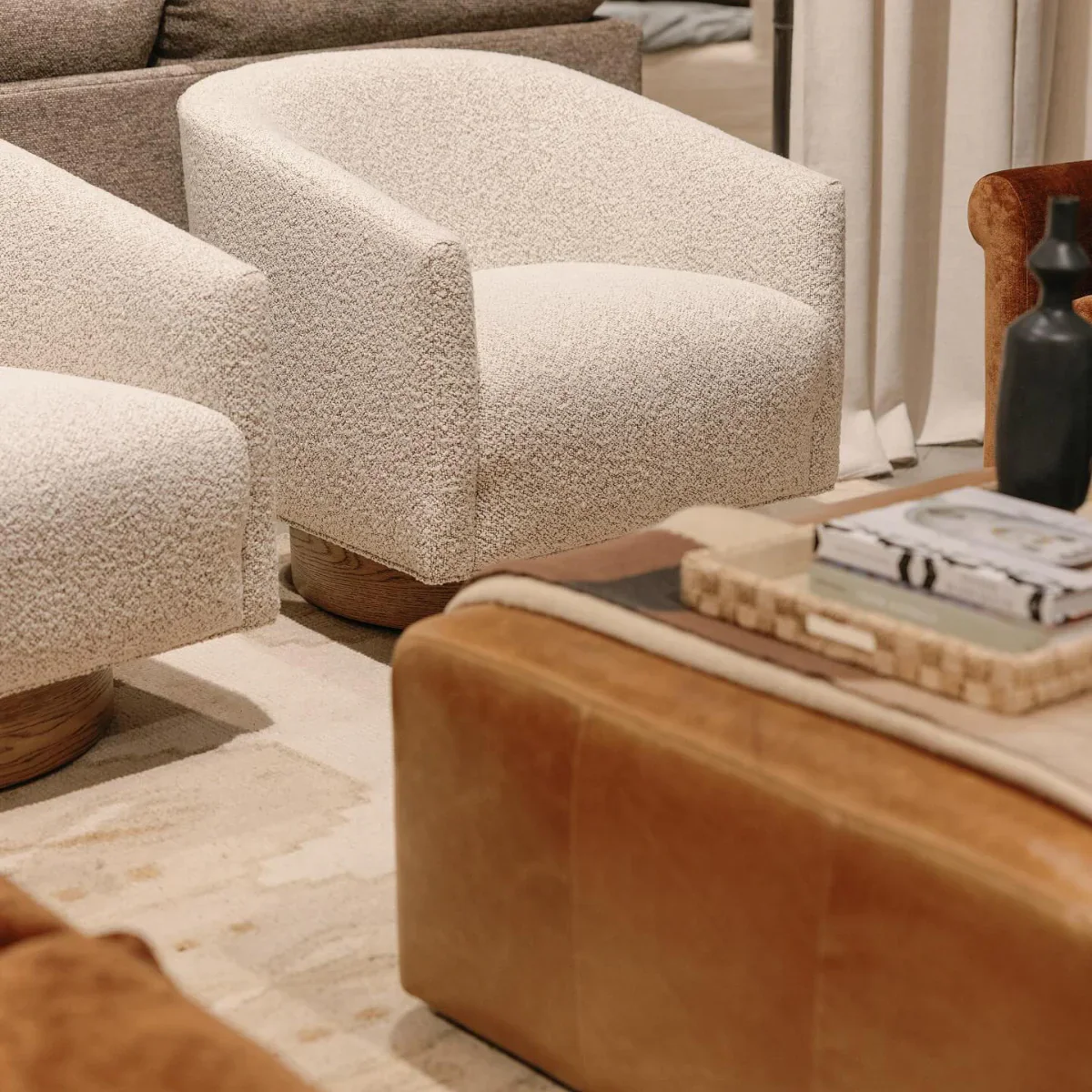 Rowe Furniture Petra Swivel Chair ~ Available To Custom Order In All Fabrics - Image 15