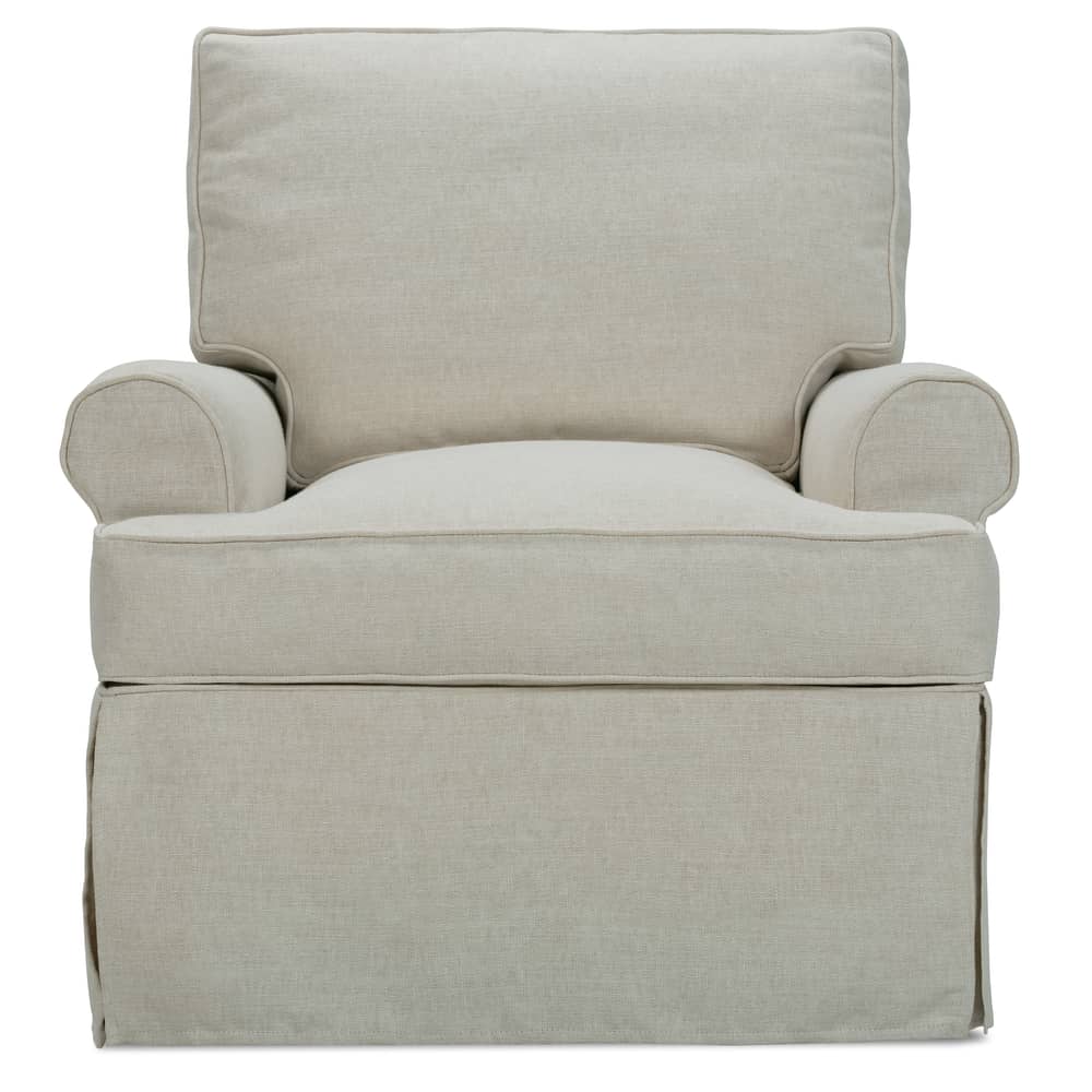 Rowe Furniture Sophie Slipcovered Swivel Glider Chair ~ Available in a Large Size and To Custom Order In All Fabrics - Image 2