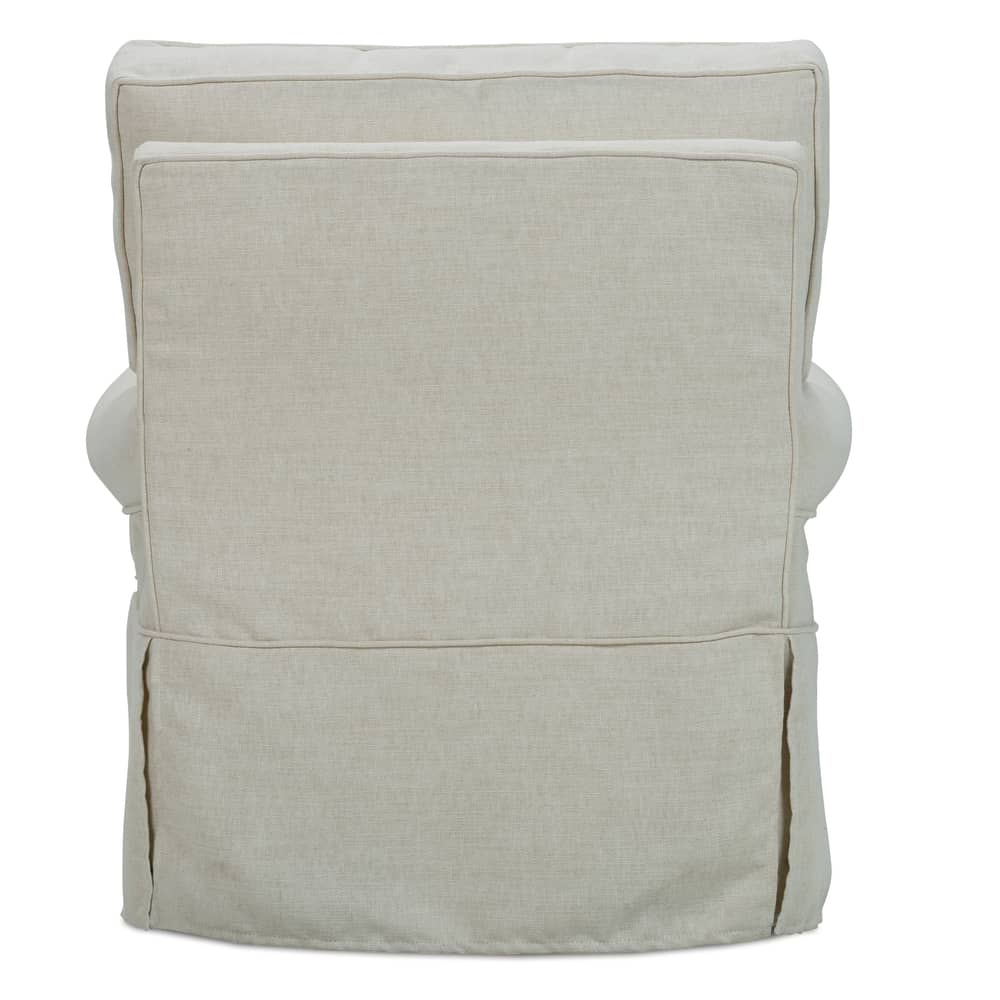 Rowe Furniture Sophie Slipcovered Swivel Glider Chair ~ Available in a Large Size and To Custom Order In All Fabrics - Image 5