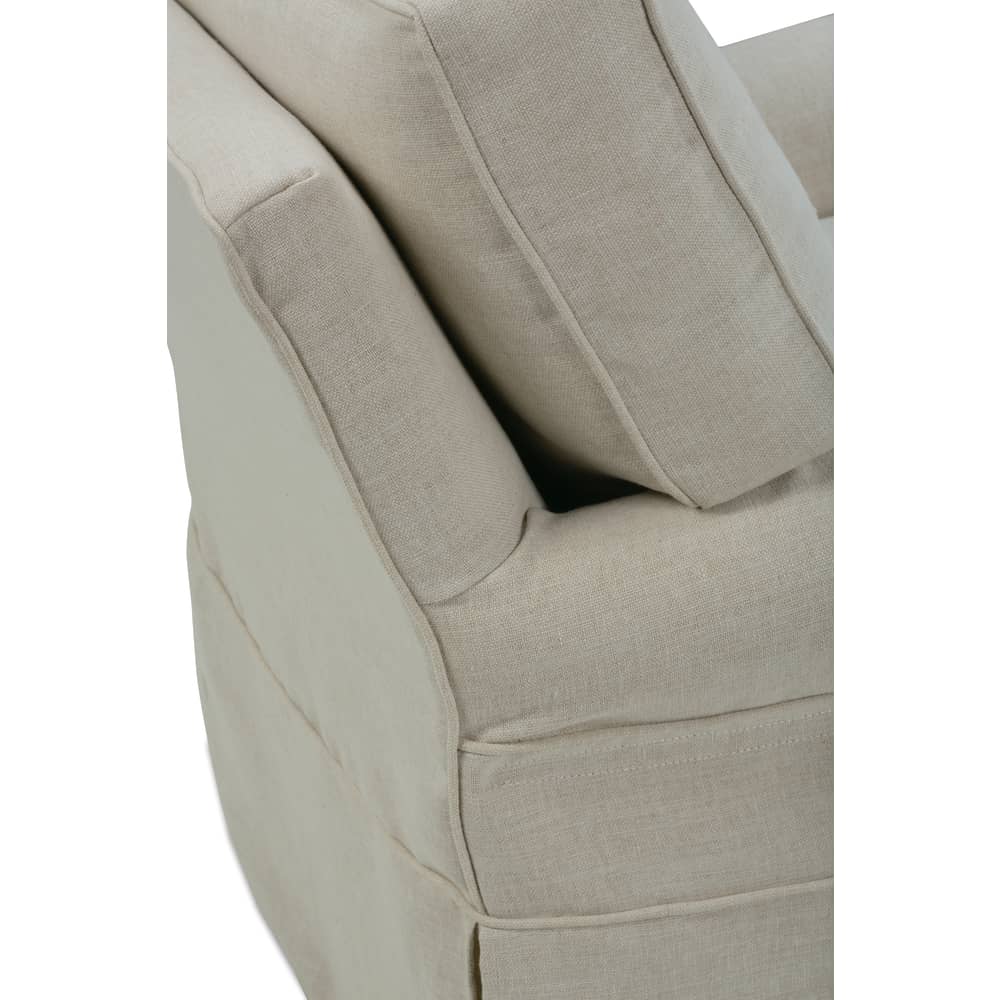 Rowe Furniture Sophie Slipcovered Swivel Glider Chair ~ Available in a Large Size and To Custom Order In All Fabrics - Image 7